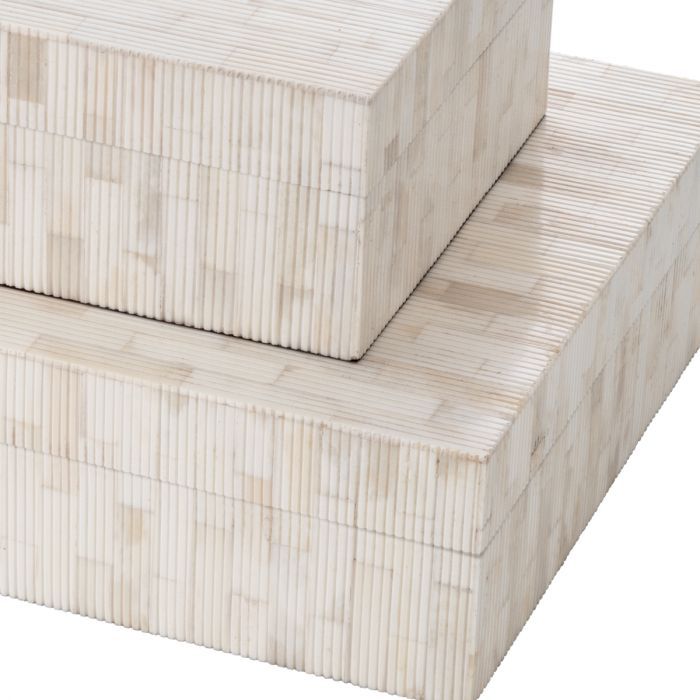 Caja Scoop S hueso natural