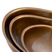 Bowl Sena vintage brass finish set of 3
