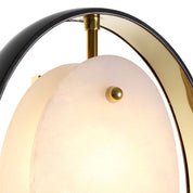Aplique Trissoni gunmetal acabado oro