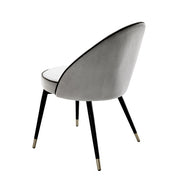 Dining Chair Cooper roche light grey velvet set of 2