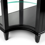 Console Table Gala waxed black finish