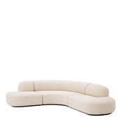 Sofá Björn L bouclé crema