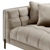 Sofa Sienna savona greige velvet