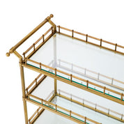 Trolley Scarlett L vintage brass finish