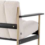 Sofá Elan bouclé crema