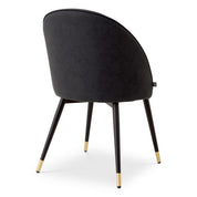 Dining Chair Cooper faux leather grey set of 2
