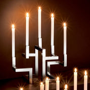 Candle Holder Skyline nickel finish