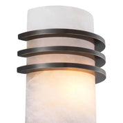 Lámpara de pared Premuda acabado bronce alabastro