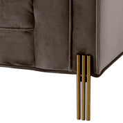 Sofa Sienna savona grey velvet