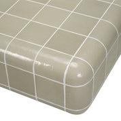 Mesa de centro de exterior Mateo gris claro