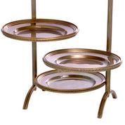 Cake standard Encore vintage brass finish