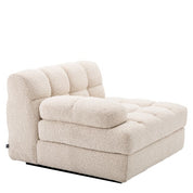 Sofá modular Dean bouclé crema - Izquierda