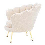 Chair Trapezium bouclé cream