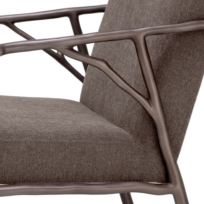 Dining Chair Antico medium bronze finish abrasia