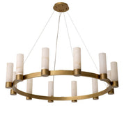 Chandelier Castro antique brass finish