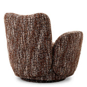 Swivel Chair Merida bouclé sonata red