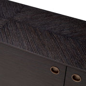 Dresser Premier charcoal grey oak veneer