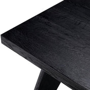 Dining Table Biot 240 x 100 cm black oak