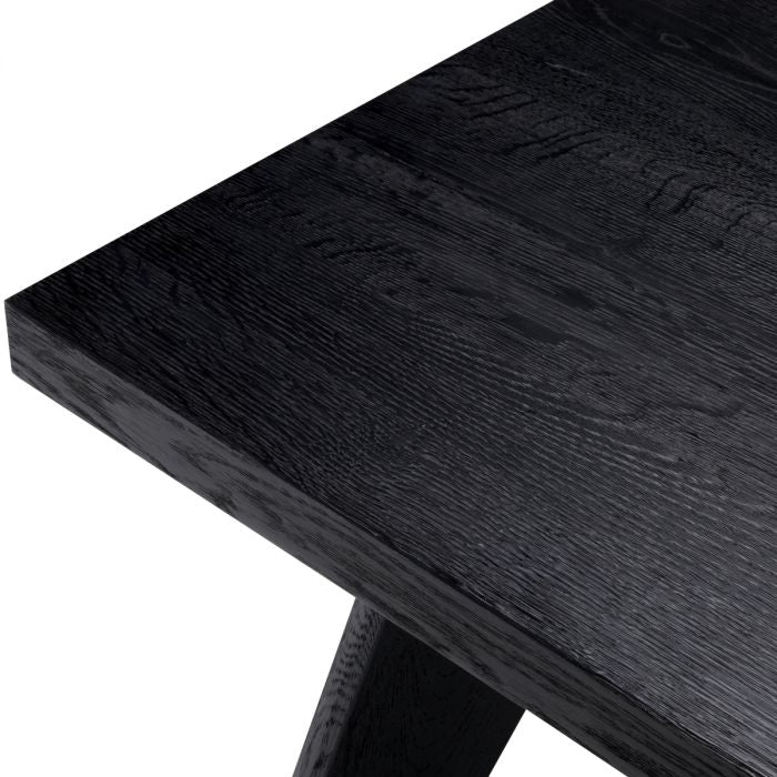 Dining Table Biot 240 x 100 cm black oak