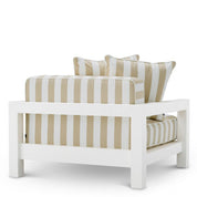 Silla de exterior Cap-Antibes blanco mate florent beige
