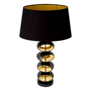 Table Lamp Canzo gunmetal finish incl shade