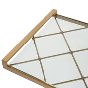 Tray Goa brushed brass finish