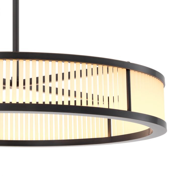 Chandelier Thibaud 70 cm bronze highlight finish