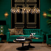 Chandelier Selva gold finish