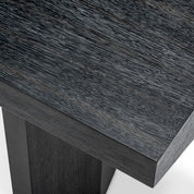 Console Table Tiburon charcoal grey oak veneer