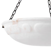 Lámpara de araña Novara con acabado resaltado en bronce