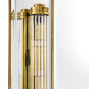 Mirror Beaumont with light vintage brass finish