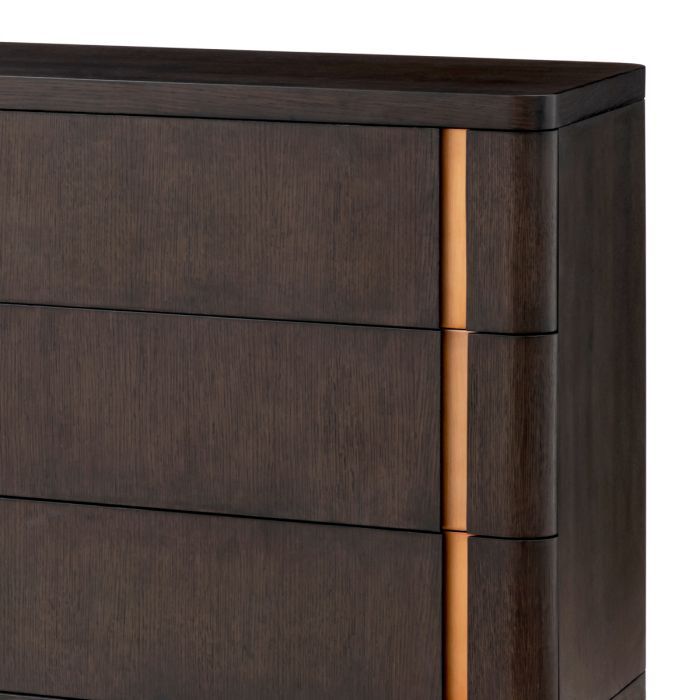 Drawer Dresser Modesto L mocha oak veneer