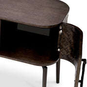 Dresser Nilsson oak veneer bronze finish