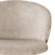 Counter Stool Volante roche beige velvet