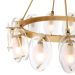 Chandelier Sublime antique brass finish
