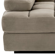 Modular Sofa Dean savona greige velvet - Left