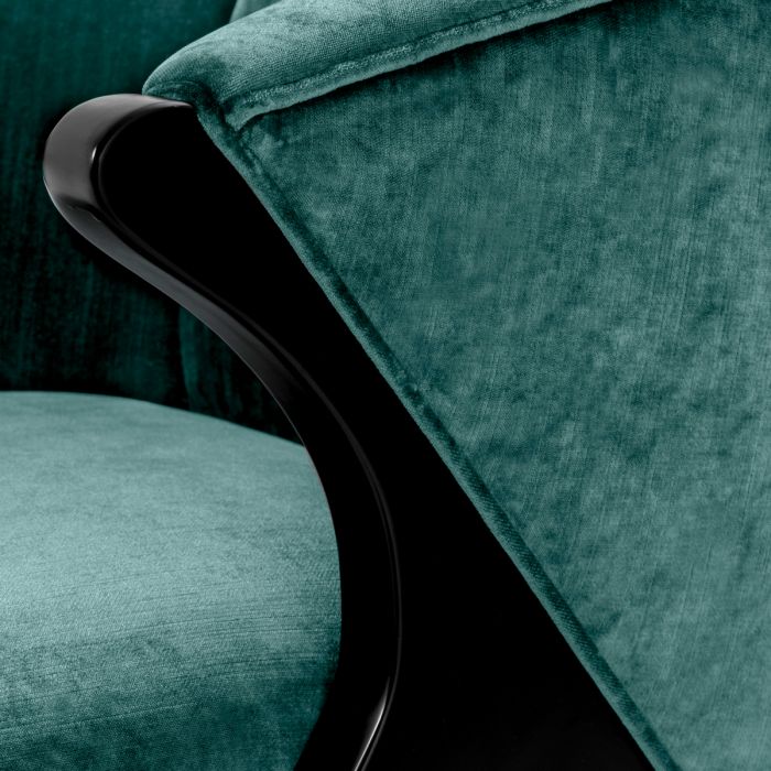 Silla Pavone verde egeo