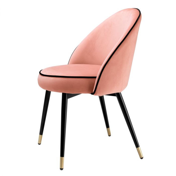 Dining Chair Cooper savona nude velvet set of 2