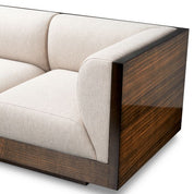 Sofa Sebastian eucalyptus veneer loki natural