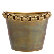 Wine Cooler Clementine vintage brass finish