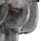 Lámpara de araña Gustave de cristal ahumado