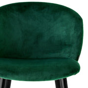 Bar Stool Volante roche dark green velvet