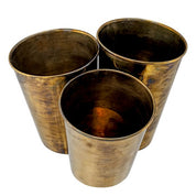 Wine Cooler Christian vintage brass finish