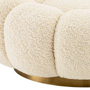 Swivel Chair Mello faux shearling