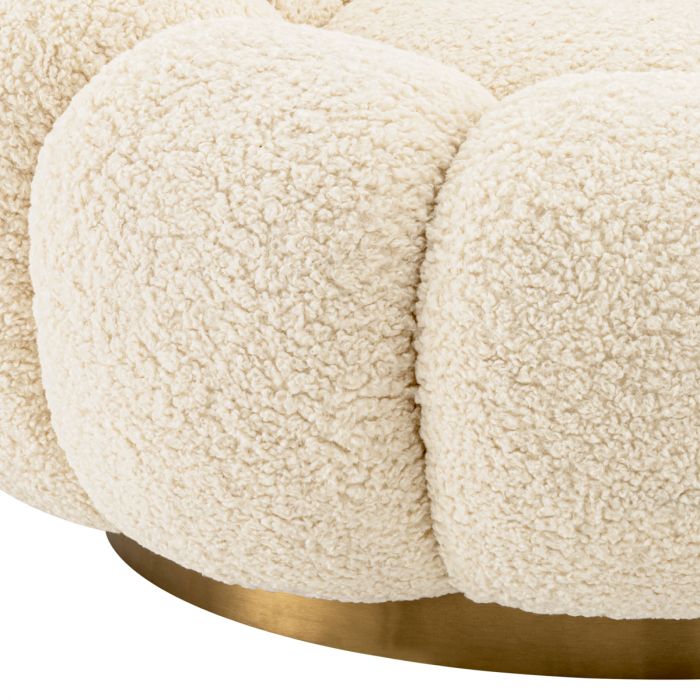 Swivel Chair Mello faux shearling