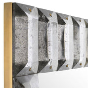 Mirror Mariani vintage brass finish