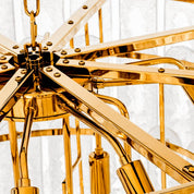Chandelier Riveria gold finish