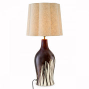 Table Lamp Beatriz brown finish incl shade