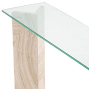 Mesa consola Fortuna travertino