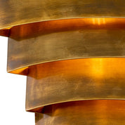 Wall Lamp Rizzi Double vintage brass finish